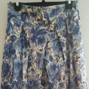 'TALBOTS' PETITES Lined Skirt Size 8P with pockets/belt Vintage Vibe